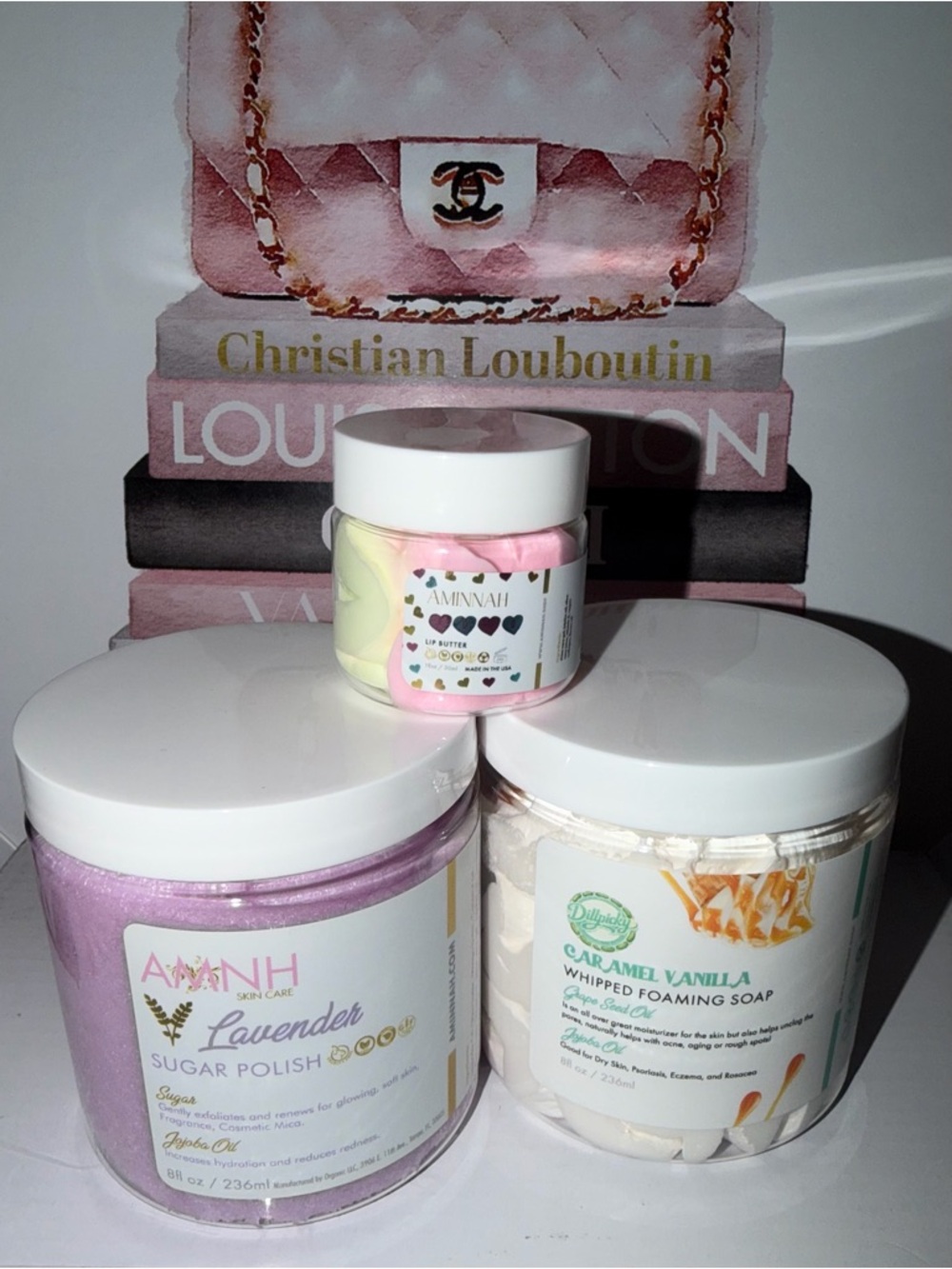 AMINAH Sugar Clouds & Vanilla Dreams set